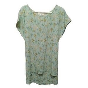 NWT Wild Jasmine Women's Blouse Mint Green Floral Top XL Fairy Cottagecore